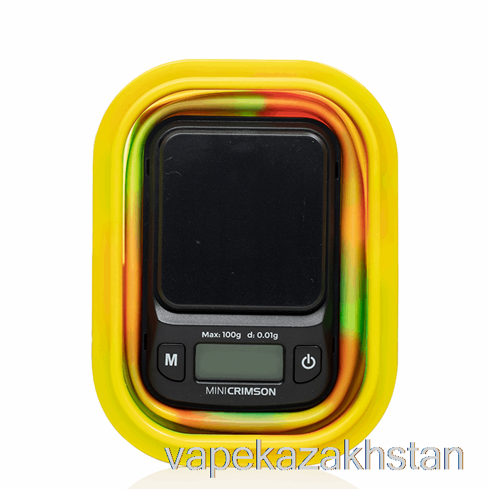 Vape Smoke Truweigh Mini Crimson Digital Scale with Collapsible Bowl Rasta Bowl